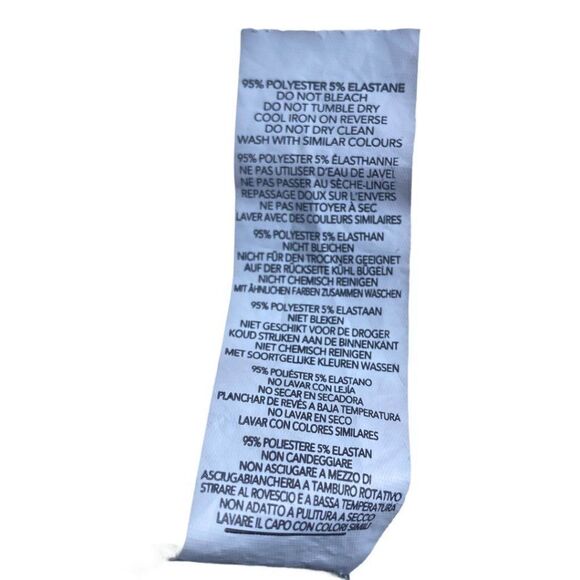 Boohoo Women's Black White High Waist Pinstripe Pants US 8 - Picture 11 of 11